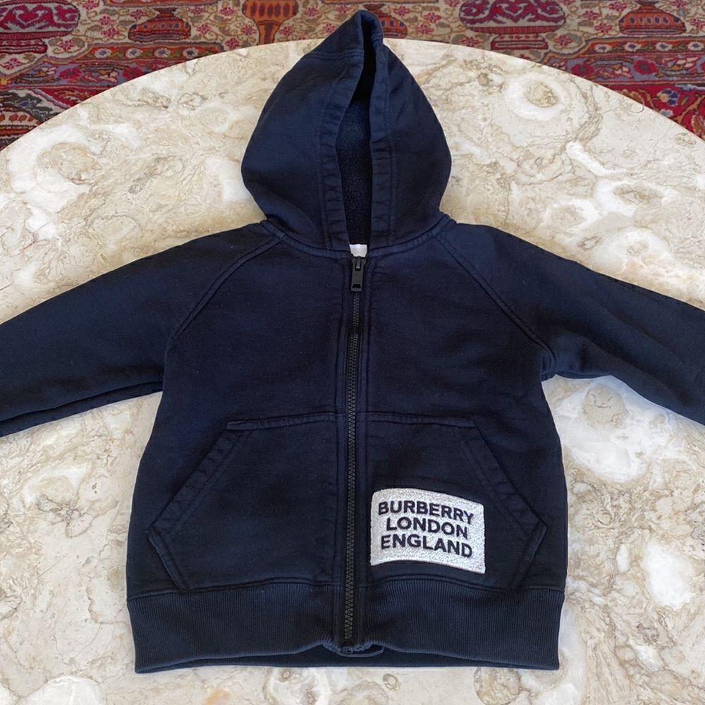 Burberry Luther Full Zip Hoodie Sweatshirt - Picture 5 of 12